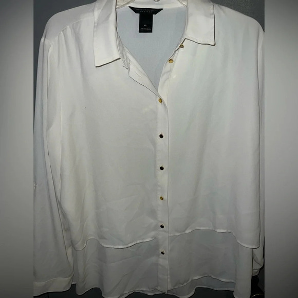 INVESTMENT petites white blouse - Picture 1 of 4